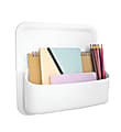 perch™ by Urbio® Magnetic Wall Container, Stumpy, White 1 thumbnail image